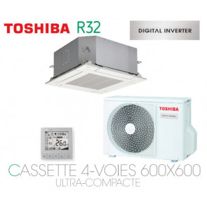 Toshiba RAV-RM401MUT-E 4-kanaals 600x600 Ultra-Compacte DI Cassette
