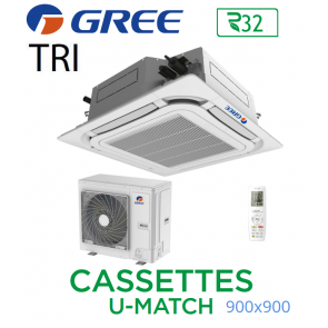 GREE Cassete U-MATCH 900x900 UM CST 48 3PH R32
