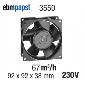 EBM-PAPST Axiale ventilator 3550
