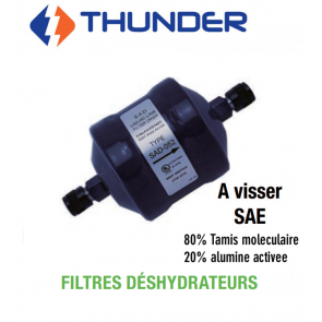 Filtre deshydrateur TAD-162 - Raccordement 1/4” SAE