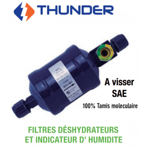 Filterdroger met kijkglas TEG-083 - 3/8" SAE aansluiting