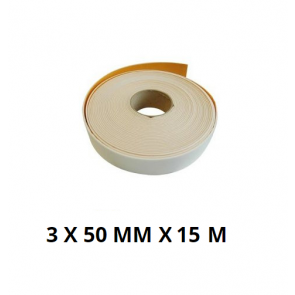 Witte Zelfklevende Isolatieband 50mmX3mmX15m
