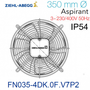 Ziehl-Abegg FN035-4DK.0F.V7P2 Axiaal ventilator