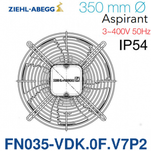 Ziehl-Abegg Axiaal ventilator FN035-VDK.0F.V7P2