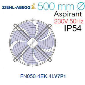 Ziehl-Abegg FN050-4EK.4I.V7P1 Axiaal ventilator
