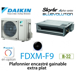 Daikin Plafonnier encastré gainable extra plat Alpha FDXM35F9