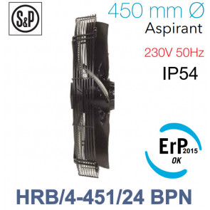 S&P HRB/4-451/24 BPN Asventilator met externe rotor