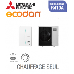 Ecodan CHAUFFAGE SEUL SPLIT HYDROBOX R410A EHSC-VM2D + PUHZ-SW100VAA