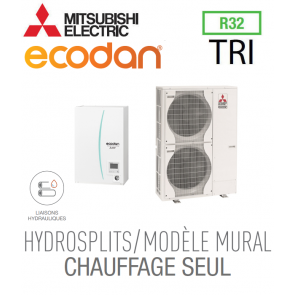 Ecodan CHAUFFAGE SEUL HYDROSPLIT MURAL R32 EHPX-VM2D + PUZ-HWM140YHA