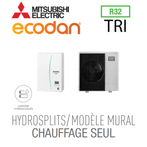 Ecodan HYDROSPLIT WANDVERWARMING R32 EHPX-VM2D + PUZ-WM85YAA