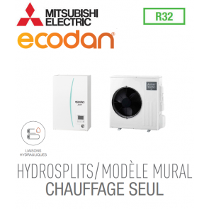 Ecodan HYDROSPLIT WANDVERWARMING R32 EHPX-VM2D + PUZ-WM50VHA