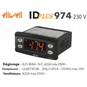 Eliwell IDPLUS 974 230V elektronische regelaar