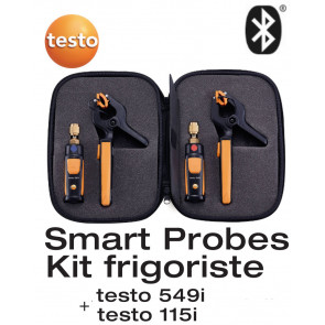 Kit frigoriste testo Smart Probes - avec commande Smartphone 