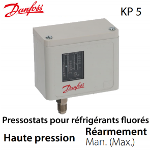 Pressostat simple manuel HP - 060-117366 - Danfoss 