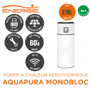 AQUAPURA MONOBLOC 270i warmtepomp van Energie