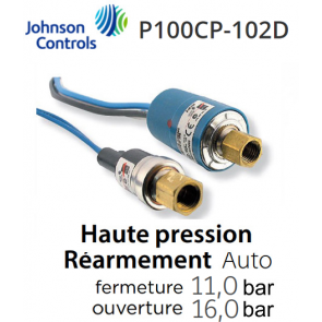 Cartridge drukschakelaar P100CP-102D JOHNSON CONTROLS