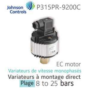 Pressostatic frequentieregelaar voor eenfasige EC-ventilatoren P315PR-9200C