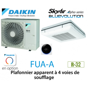 Daikin Opbouw 4-weg ventilatorlicht Alpha FUA71A eenfase