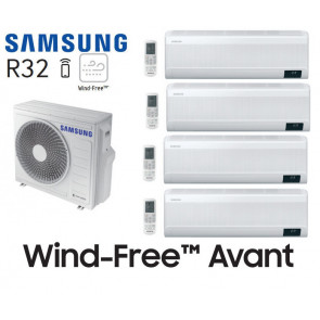 Samsung Windvrij Avant Quad-Split AJ080TXJ4KG + 3 AR07TXEAAWK + 1 AR12TXEAAWK