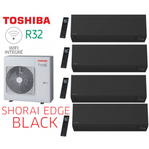 Toshiba SHORAI EDGE BLACK 5-Split RAS-5M34U2AVG-E + 4 RAS-B07G3KVSGB-E + 1 RAS-B16G3KVSGB-E