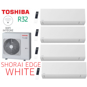 Toshiba SHORAI EDGE WHITE 5-Split RAS-5M34U2AVG-E + 4 RAS-B07G3KVSG-E + 1 RAS-B16G3KVSG-E