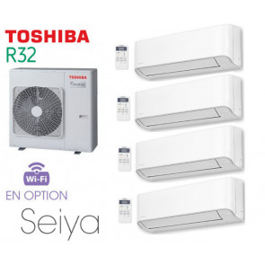 Toshiba Seiya Quadri-Split RAS-4M27U2AVG-E + 3 RAS-B07E2KVG-E + 1 RAS-B13E2KVG-E