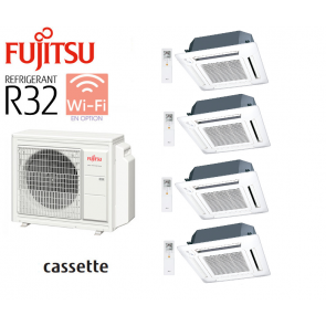 Fujitsu Quad-Split CASSETTES 600 X 600 AOY80M4-KB + 4 AUY20MI-KV