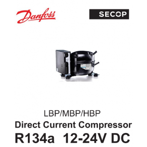 Danfoss / Secop BD50F compressor - R134A, 12-24V DC, met MODULE