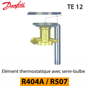 Thermostatisch element TES 12 - 067B3347 - R404A/R507A Danfoss  