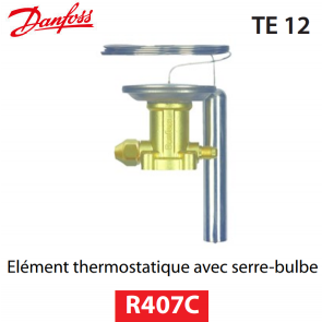 Thermostatisch element TEZ 12 - 067B3366 - R407C Danfoss
