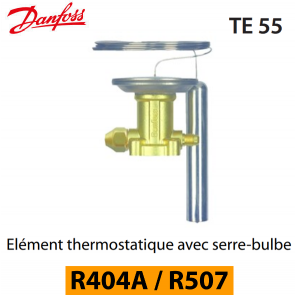 Thermostatisch element TES 55 - 067G3302 - R404A/R507A Danfoss  