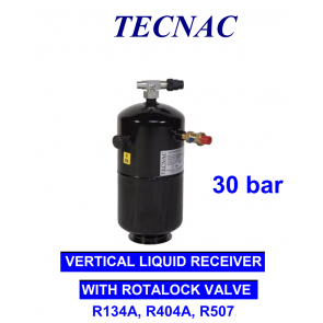 Verticale vloeistoftanks 30 Bar met Rotalock ventiel