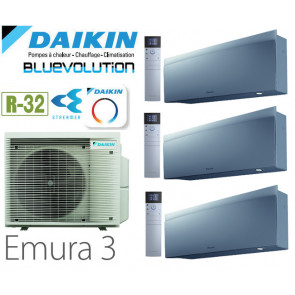 Daikin Emura 3 Trisplit 5MXM90A + 2 FTXJ20AS + 1 FTXJ50AS - R32