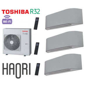Toshiba HAORI Tri-Split RAS-4M27U2AVG-E + 2 RAS-B10N4KVRG-E + 1 RAS-B13N4KVRG-E