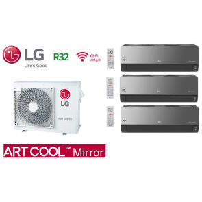 LG Tri-Split ARTCOOL MIRROR MU3R19.U22 + 2 X AM07BK.NSJ + 1 X AC09BK.NSJ