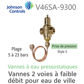 Pressostatische waterklep V46SA-9300 Johnson Controls  