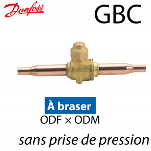 Danfoss" GBC kogelkraan ODF/ODM