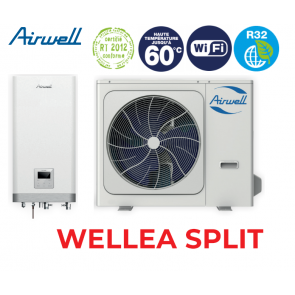 WELLEA SPLIT AW-YHPSA14-H91 omkeerbare split-warmtepomp van Airwell