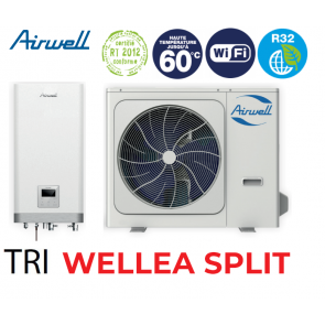 WELLEA SPLIT AW-YHPSA16-H93 omkeerbare split-warmtepomp van Airwell