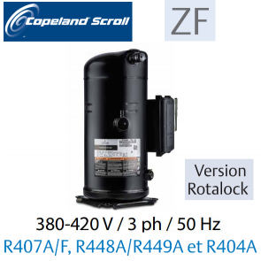 Hermetische COPELAND compressor SCROLL ZF09 K4E-TFD-551 
