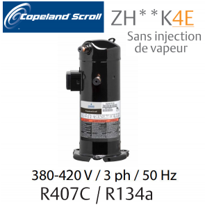 Hermetische COPELAND compressor SCROLL ZH21 K4E-TFD-524